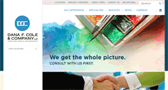 Desktop Screenshot of danacole.com
